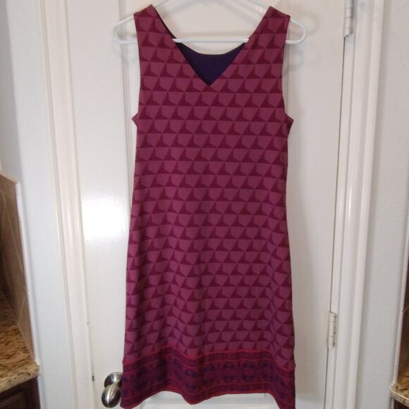 Magnolia Grace Perissa Purple Reversible Sleeveless Dress Size S NWT - Picture 4 of 12